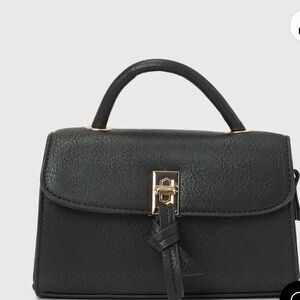 Clean Vibe Black Mini Crossbody Bag